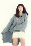 Loose Hollow-Out Knit Sweater - 2 Love One