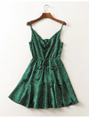 Vintage Green Polka Dot Dress - 2 Love One