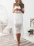 White Lace Off The Shoulder Two Piece Dress - 2 Love One