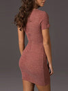 Alaina Lace Up Body-con Dress - 2 Love One