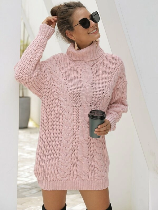 Aspen Knit Turtle-Neck Dress - 2 Love One