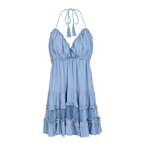 Ayla Sexy Tassel Mini-Dress - 2 Love One