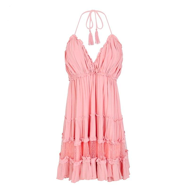 Ayla Sexy Tassel Mini-Dress - 2 Love One