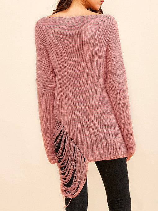 Cara Oversized Ripped Sweater - 2 Love One