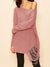 Cara Oversized Ripped Sweater in Pink - 2 Love One