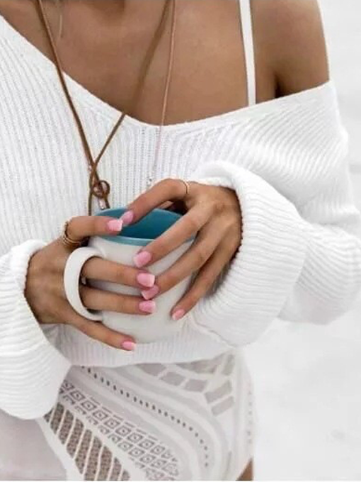 Courtney Off-Shoulder Knitted Sweater - 2 Love One