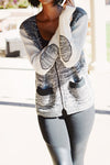 Deep V-Neckline Zip Sweater - 2 Love One