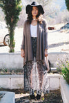Maxi Skirt in Zip Printed Chiffon - 2 Love One