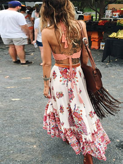 Delftware Boho Skirt - 2 Love One