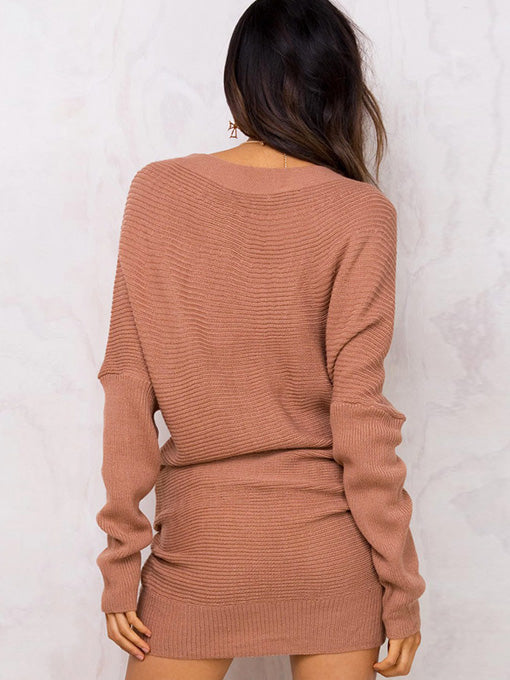 Devanie V Neck Wrap Knit Top - 2 Love One