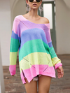 Drop Shoulder Distressed Long Sleeve - 2 Love One