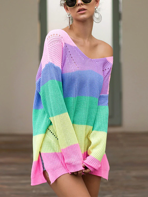 Drop Shoulder Distressed Long Sleeve - 2 Love One