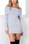 Ellie Off-Shoulder Knit Dress - 2 Love One