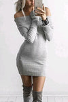 Ellie Off-Shoulder Knit Dress - 2 Love One