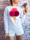 Ely Ice Cream Icon Sweater Top - 2 Love One