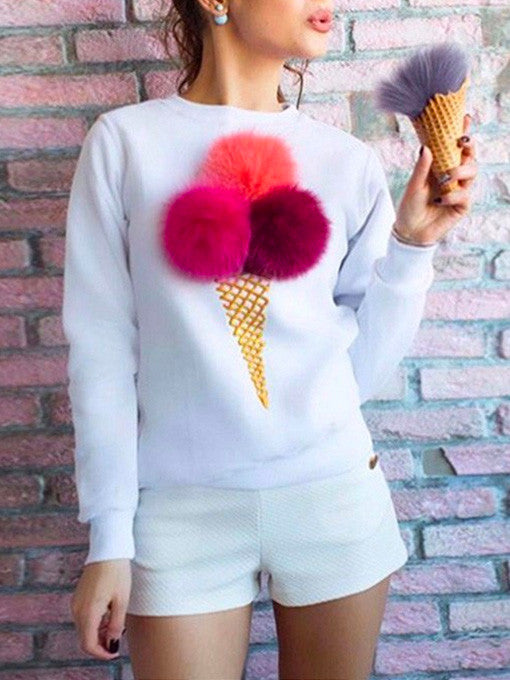 Ely Ice Cream Icon Sweater Top - 2 Love One