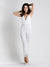 Evelyn White Sequin Jumpsuit - 2 Love One