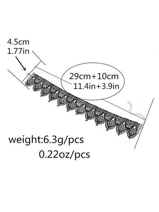 Hana All Lace Choker - 2 Love One