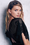 Heavenly Black Playsuit - 2 Love One