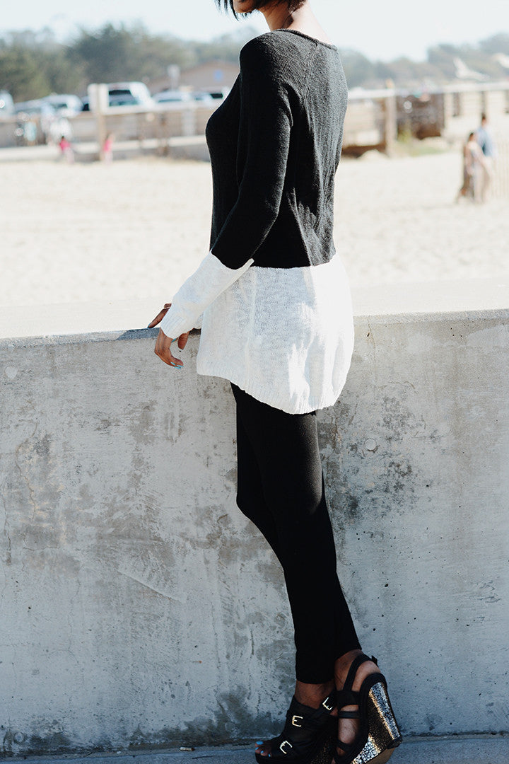 Be Bold Color-block Long-Sleeve Top - 2 Love One