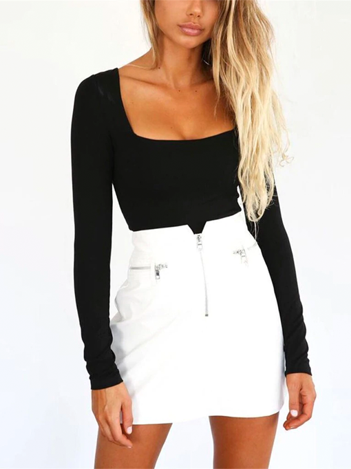 Jordyn Long Sleeve Square Neck Top - 2 Love One