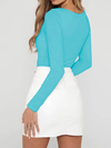 Jordyn Long Sleeve Square Neck Top - 2 Love One