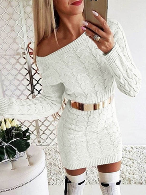 Kaia Warm Knit Sweater Dress - 2 Love One