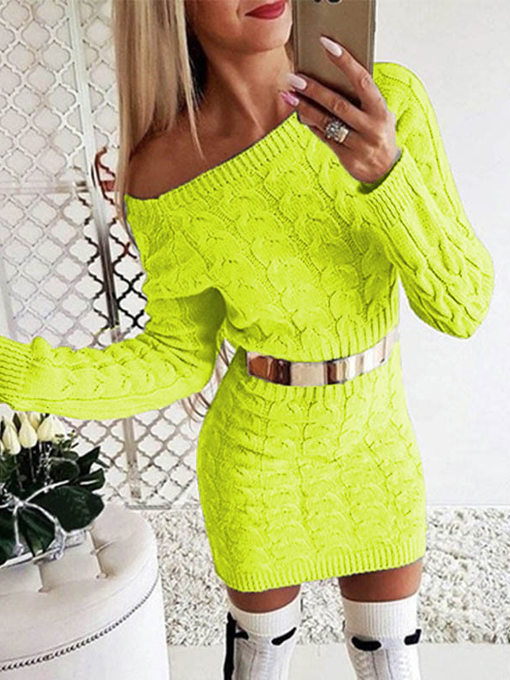 Kaia Warm Knit Sweater Dress 2 Love One