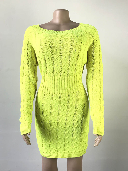 Kaia Warm Knit Sweater Dress - 2 Love One