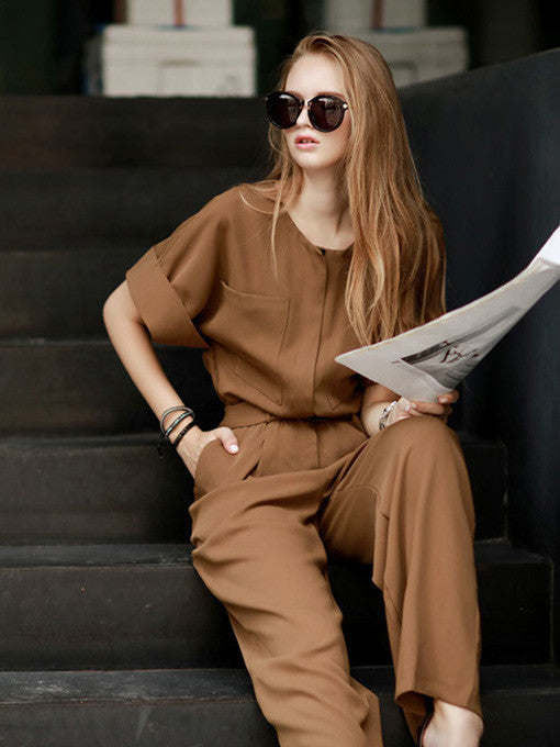 Kate&#39;s Elegant High-Waist Jumpsuit - 2 Love One