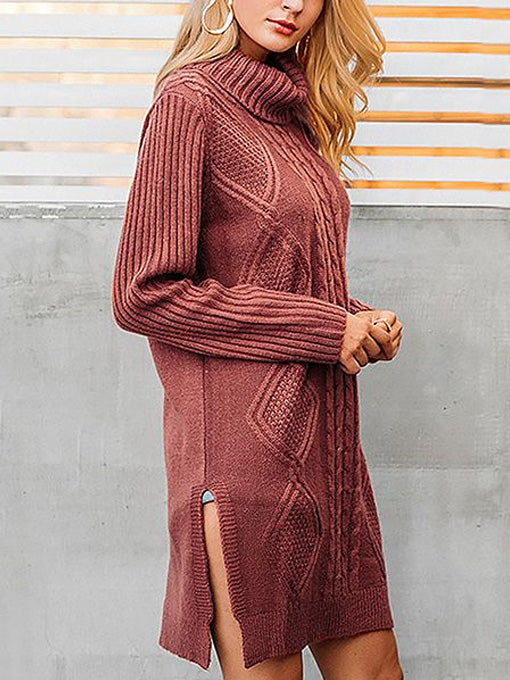 Kelsey Cowl-Neck Knit Dress - 2 Love One