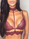 Lana Lace Choker Neck Bralette - 2 Love One