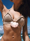Layla Crochet Trim Shell Bikini - 2 Love One