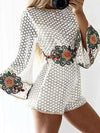 Lena Embroidery Floral Lace Playsuit - 2 Love One