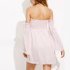 Lexi Cuff Bardot Smocked Swing Dress - 2 Love One