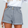 Logan Striped High-Waist Shorts - 2 Love One