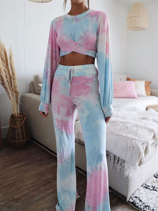 Mia Tie Dye Two-Piece Lounge Set | 2 Love One