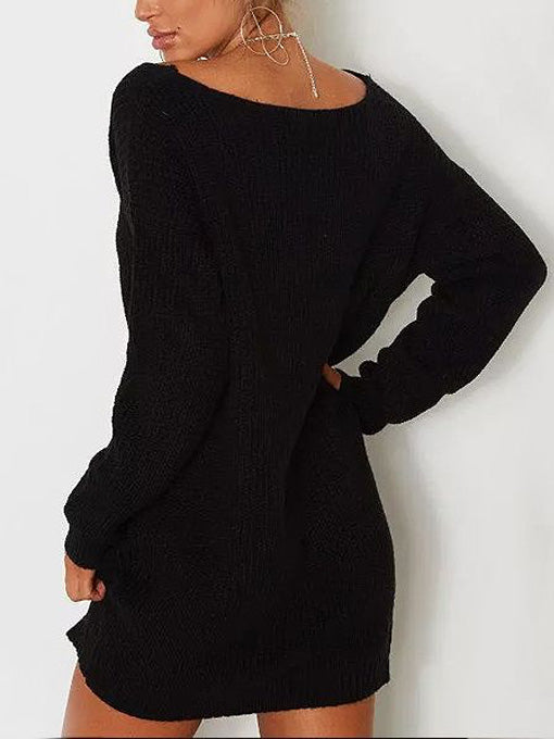 Morgan V Neck Knit Sweater Top - 2 Love One