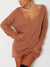 Morgan V Neck Knit Sweater Top - 2 Love One