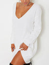 Morgan V Neck Knit Sweater Top - 2 Love One