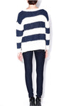 Striped Soft Ribbed Sweater - 2 Love One