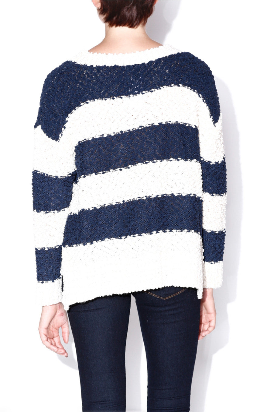 Striped Soft Ribbed Sweater - 2 Love One