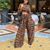 Oh My! Leopard Print Two-Piece Jumpsuit - 2 Love One