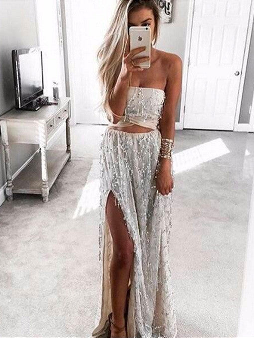 Paris Layered Lace Sequin Dress - 2 Love One