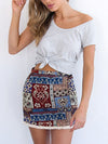 Renee Vintage Bohemian Print Skirt - 2 Love One