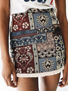 Renee Vintage Bohemian Print Skirt - 2 Love One