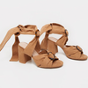 (Pretty Little Thing) Tortoise Buckle Block Heel Sandal (Final Sale) - 2 Love One