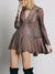 Secret Origins Pieced Lace Tunic in Coffee - 2 Love One