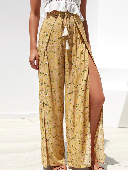 Sheena High-Waist Floral Print Pant - 2 Love One