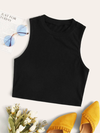Solid Ribbed Knit Tank Top - 2 Love One